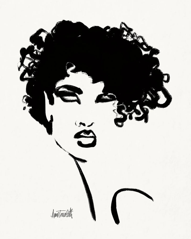 Brush Portrait XI by Anne Tavoletti