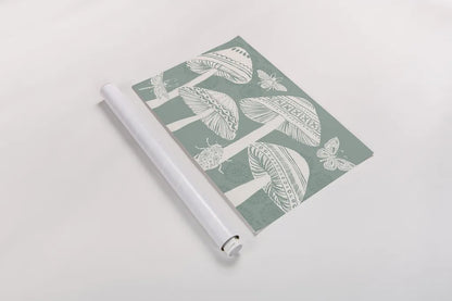 Bugs And Botanicals I by Anne Tavoletti. shown as a rolled paper print. Available as archival giclee rolled canvas, fine art paper, or poster print. SKU 93823i.