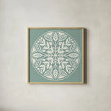 Bugs And Botanicals IX by Anne Tavoletti. Shown in a natural wood glass frame for a timeless modern aesthetic. Available as an archival giclee rolled canvas, fine art paper, or poster print. SKU 93831a.