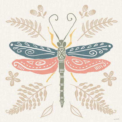 Bugs And Botanicals V Color by Anne Tavoletti. SKU 93836a. Archival Giclee Fine art print for wall decor.