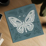 Bugs And Botanicals VI by Anne Tavoletti. Shown as a detailed flat fine art print, highlighting archival giclee quality. Available as an archival giclee rolled canvas, fine art paper, or poster print. SKU 93828a.