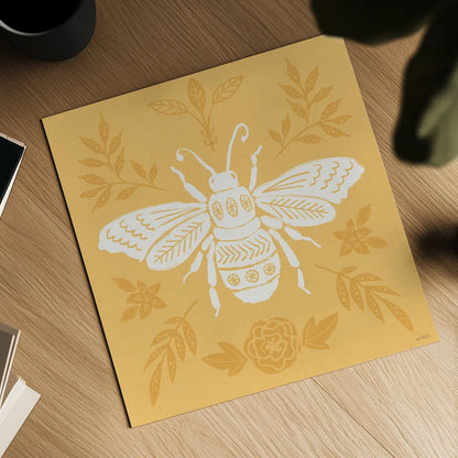 Bugs And Botanicals VII by Anne Tavoletti. Shown as a detailed flat fine art print, highlighting archival giclee quality. Available as an archival giclee rolled canvas, fine art paper, or poster print. SKU 93829a.