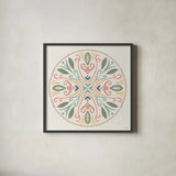 Bugs And Botanicals VIII Color by Anne Tavoletti. Shown in a sleek black glass frame for a contemporary gallery look. Available as an archival giclee rolled canvas, fine art paper, or poster print. SKU 93839a.
