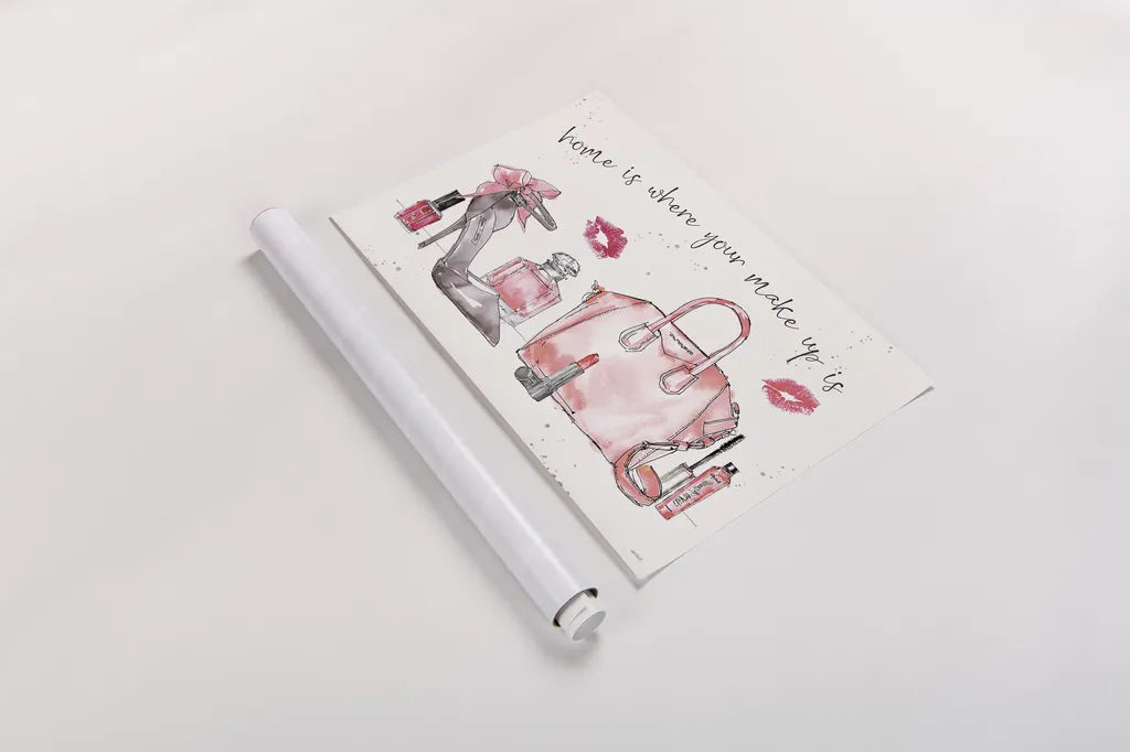 Chic Accents I by Anne Tavoletti. shown as a rolled paper print. Available as archival giclee rolled canvas, fine art paper, or poster print. SKU 47688i.