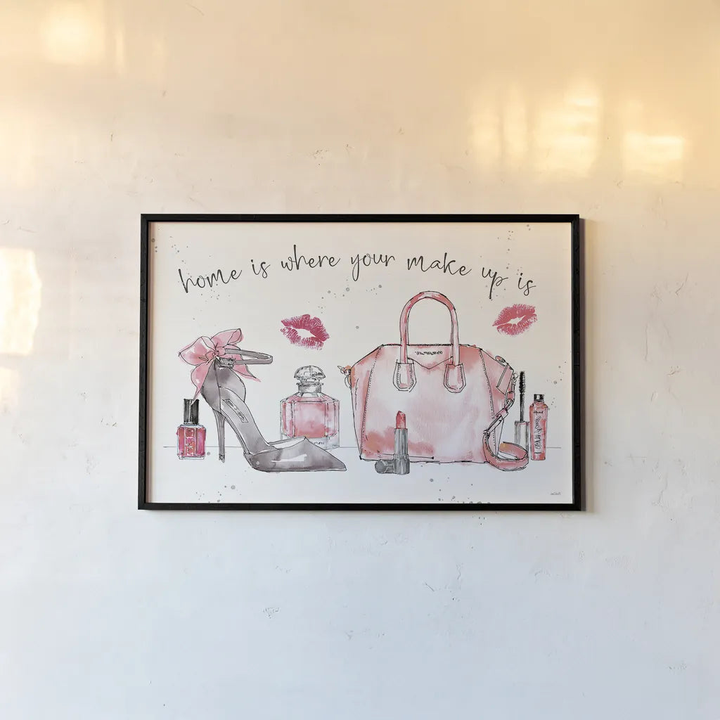 Chic Accents I by Anne Tavoletti. shown as a paper print in a black flame. Available as a archival giclee rolled canvas, fine art paper, or poster print. SKU 47688i.