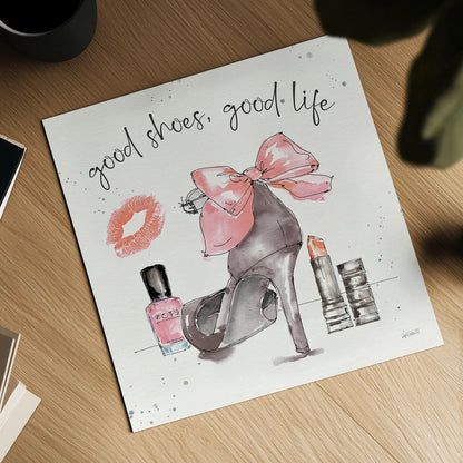 Chic Accents III by Anne Tavoletti. Shown as a detailed flat fine art print, highlighting archival giclee quality. Available as an archival giclee rolled canvas, fine art paper, or poster print. SKU 47690a.