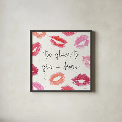 Chic Accents VII by Anne Tavoletti. Shown in a sleek black glass frame for a contemporary gallery look. Available as an archival giclee rolled canvas, fine art paper, or poster print. SKU 47694a.