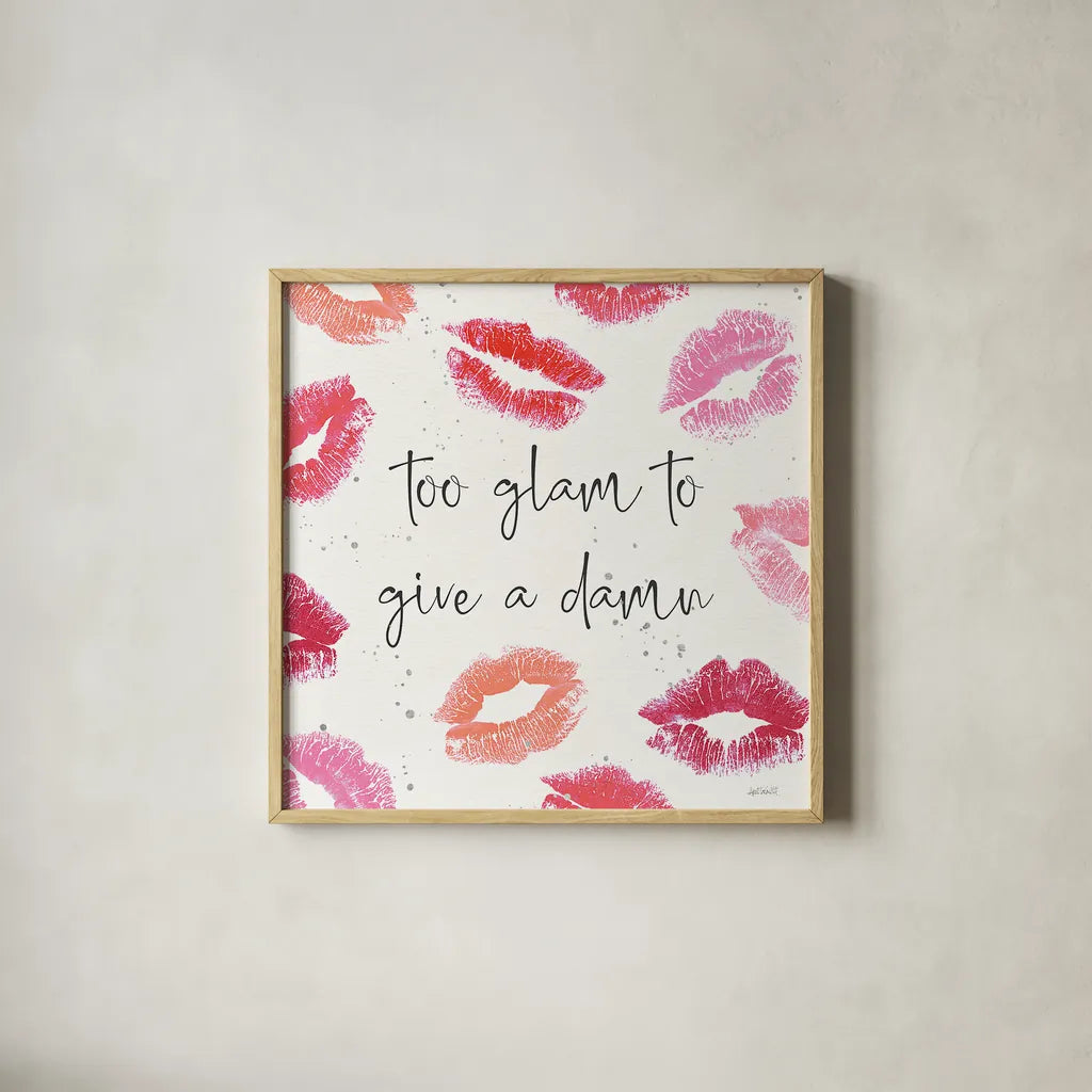 Chic Accents VII by Anne Tavoletti. Shown in a natural wood glass frame for a timeless modern aesthetic. Available as an archival giclee rolled canvas, fine art paper, or poster print. SKU 47694a.