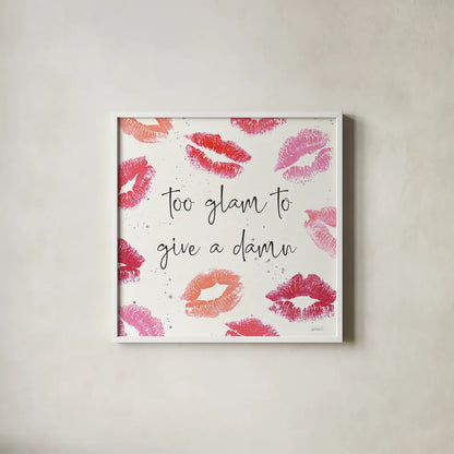 Chic Accents VII by Anne Tavoletti. Shown in a crisp white glass frame for a clean and minimalist style. Available as an archival giclee rolled canvas, fine art paper, or poster print. SKU 47694a.