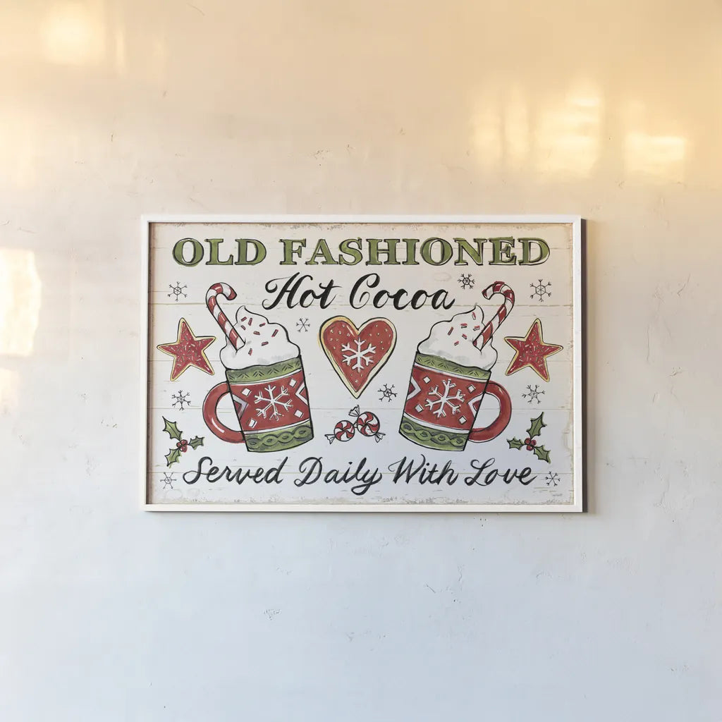 Christmas Treats I by Anne Tavoletti. shown as a paper print in a white frame. Available as a archival giclee rolled canvas, fine art paper, or poster print. SKU 70372i.