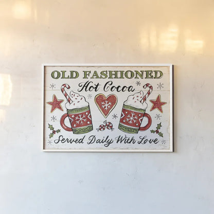 Christmas Treats I by Anne Tavoletti. shown as a paper print in a white frame. Available as a archival giclee rolled canvas, fine art paper, or poster print. SKU 70372i.