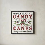Christmas Treats V by Anne Tavoletti. Shown in a sleek black glass frame for a contemporary gallery look. Available as an archival giclee rolled canvas, fine art paper, or poster print. SKU 70376a.
