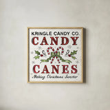 Christmas Treats V by Anne Tavoletti. Shown in a natural wood glass frame for a timeless modern aesthetic. Available as an archival giclee rolled canvas, fine art paper, or poster print. SKU 70376a.