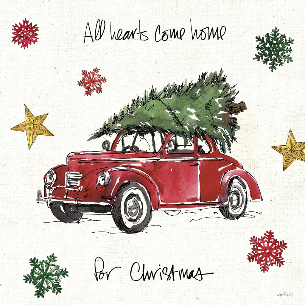 Christmas in the Woods VI by Anne Tavoletti. SKU 57595a. Archival Giclee Fine art print for wall decor.