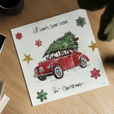 Christmas in the Woods VI by Anne Tavoletti. Shown as a detailed flat fine art print, highlighting archival giclee quality. Available as an archival giclee rolled canvas, fine art paper, or poster print. SKU 57595a.