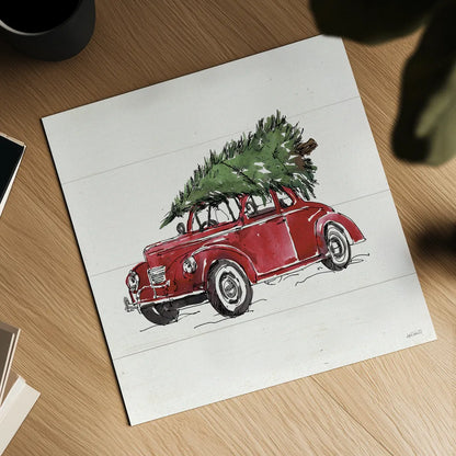 Christmas in the Woods VI No Words by Anne Tavoletti. Shown as a detailed flat fine art print, highlighting archival giclee quality. Available as an archival giclee rolled canvas, fine art paper, or poster print. SKU 66635a.