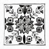Citron Tiles II BW by Anne Tavoletti. SKU 62470a. Archival Giclee Fine art print for wall decor.