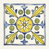 Citron Tiles IV by Anne Tavoletti. SKU 20551a. Archival Giclee Fine art print for wall decor.