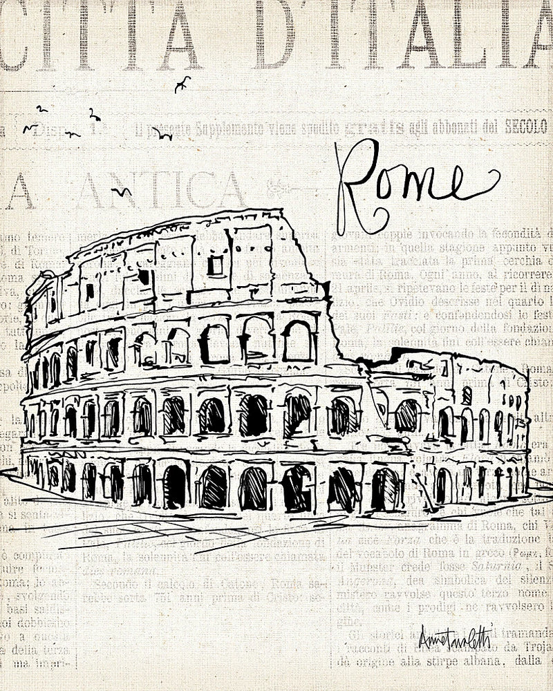 City Sketches IV by Anne Tavoletti