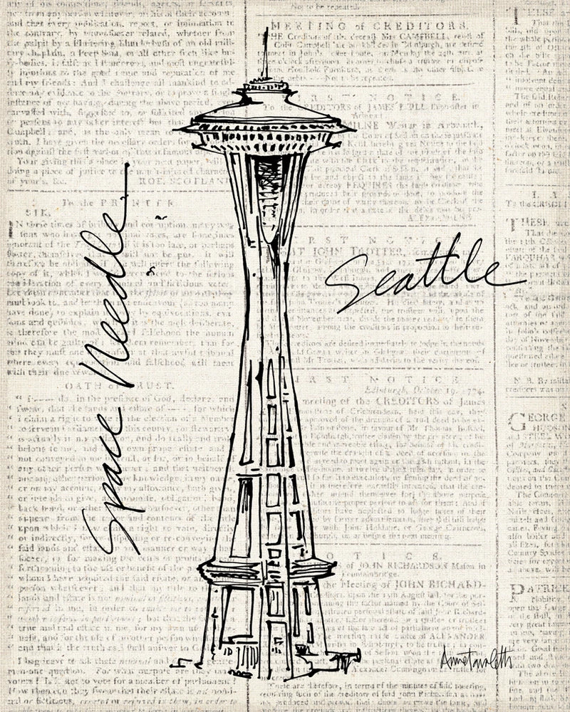 City Sketches X Seattle by Anne Tavoletti