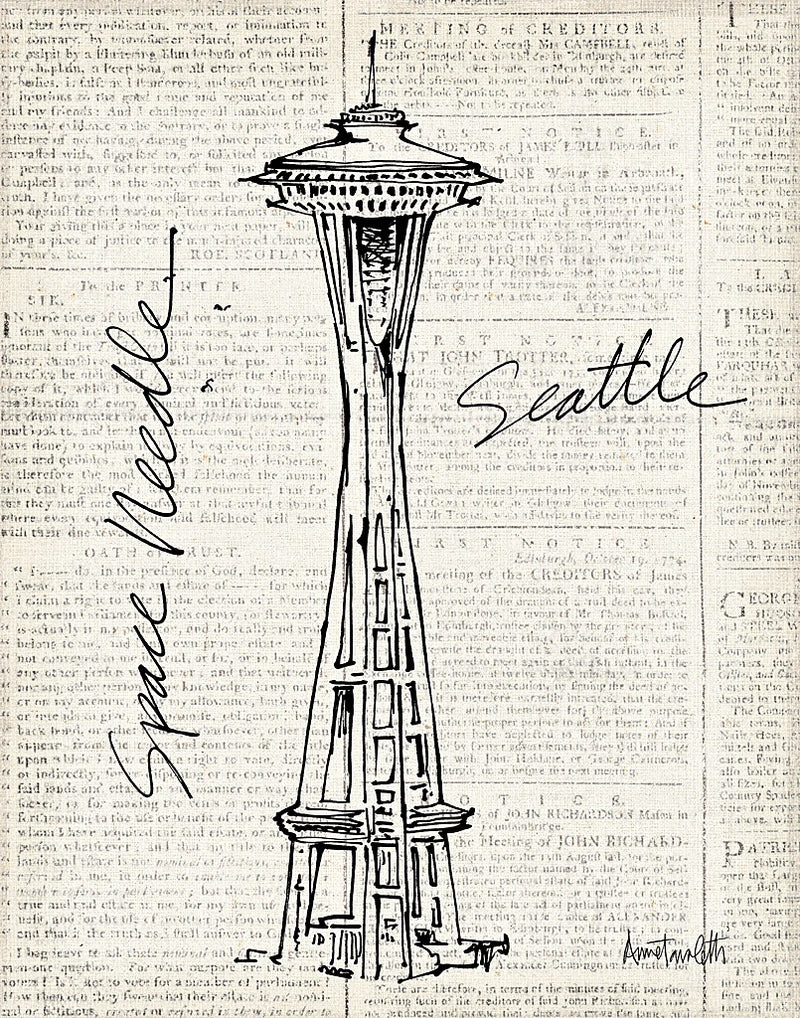 City Sketches X Seattle by Anne Tavoletti