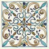 Coastal Breeze Tile I by Anne Tavoletti. SKU 20652a. Archival Giclee Fine art print for wall decor.