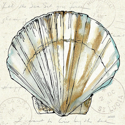 Coastal Breeze VII by Anne Tavoletti. SKU 20658a. Archival Giclee Fine art print for wall decor.