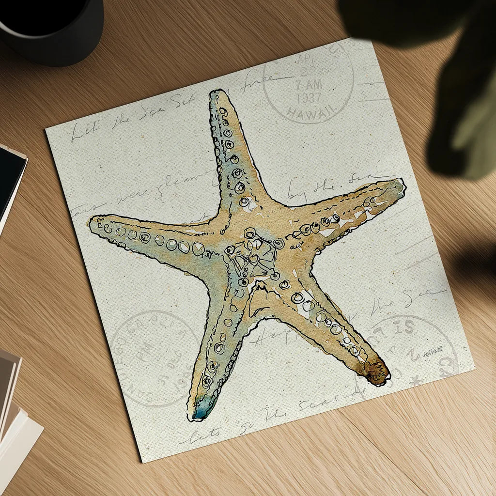 Coastal Breeze VIII by Anne Tavoletti. Shown as a detailed flat fine art print, highlighting archival giclee quality. Available as an archival giclee rolled canvas, fine art paper, or poster print. SKU 20659a.