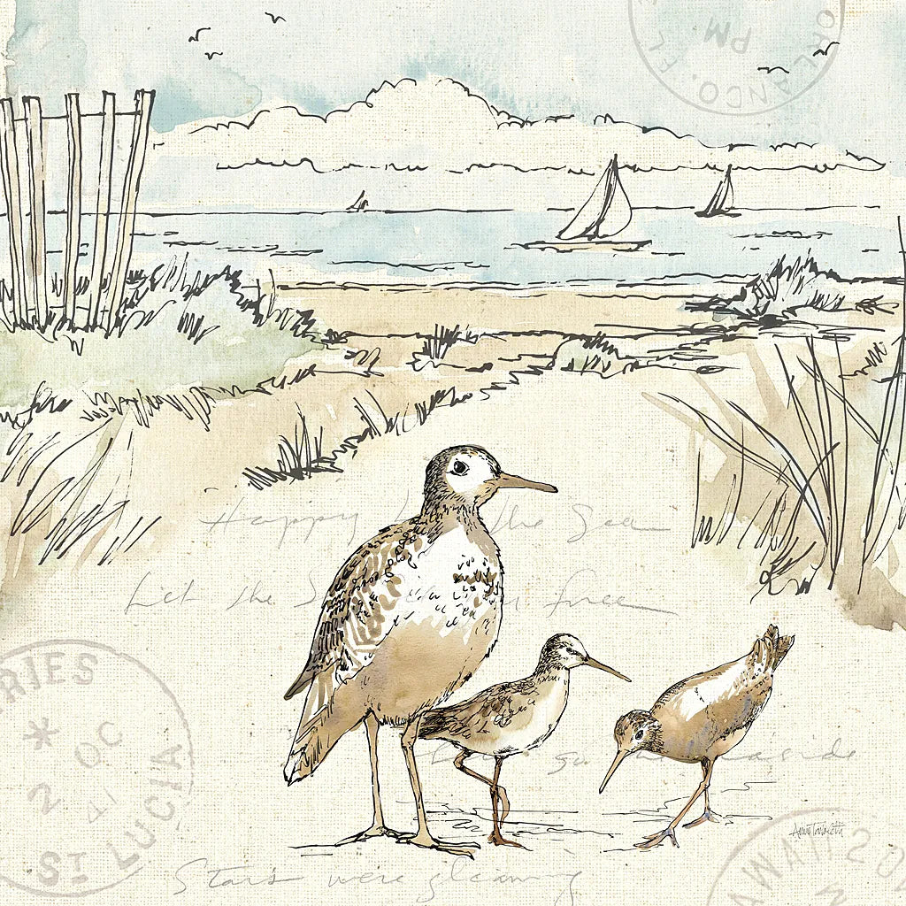 Coastal Breeze X by Anne Tavoletti. SKU 20665a. Archival Giclee Fine art print for wall decor.