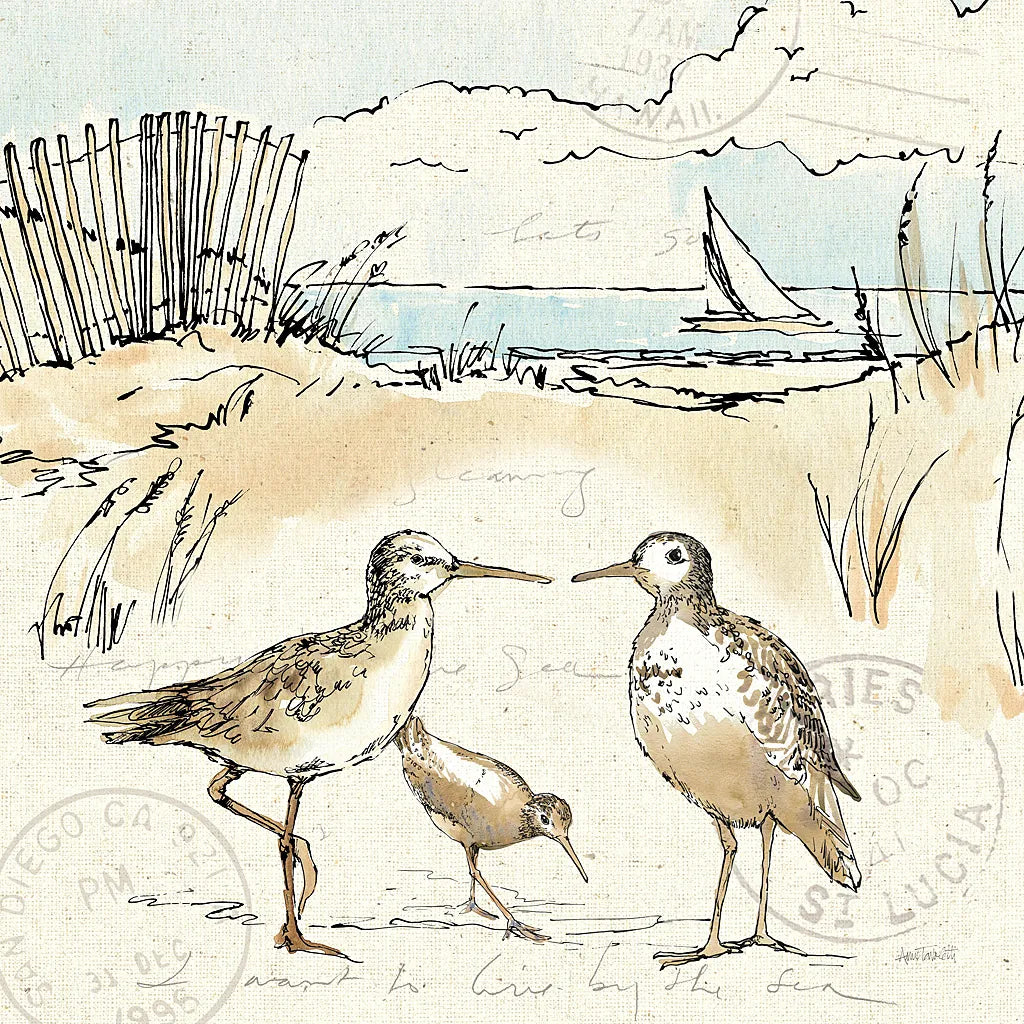 Coastal Breeze XI by Anne Tavoletti. SKU 20666a. Archival Giclee Fine art print for wall decor.