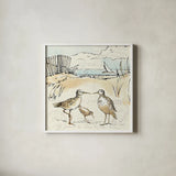 Coastal Breeze XI by Anne Tavoletti. Shown in a crisp white glass frame for a clean and minimalist style. Available as an archival giclee rolled canvas, fine art paper, or poster print. SKU 20666a.
