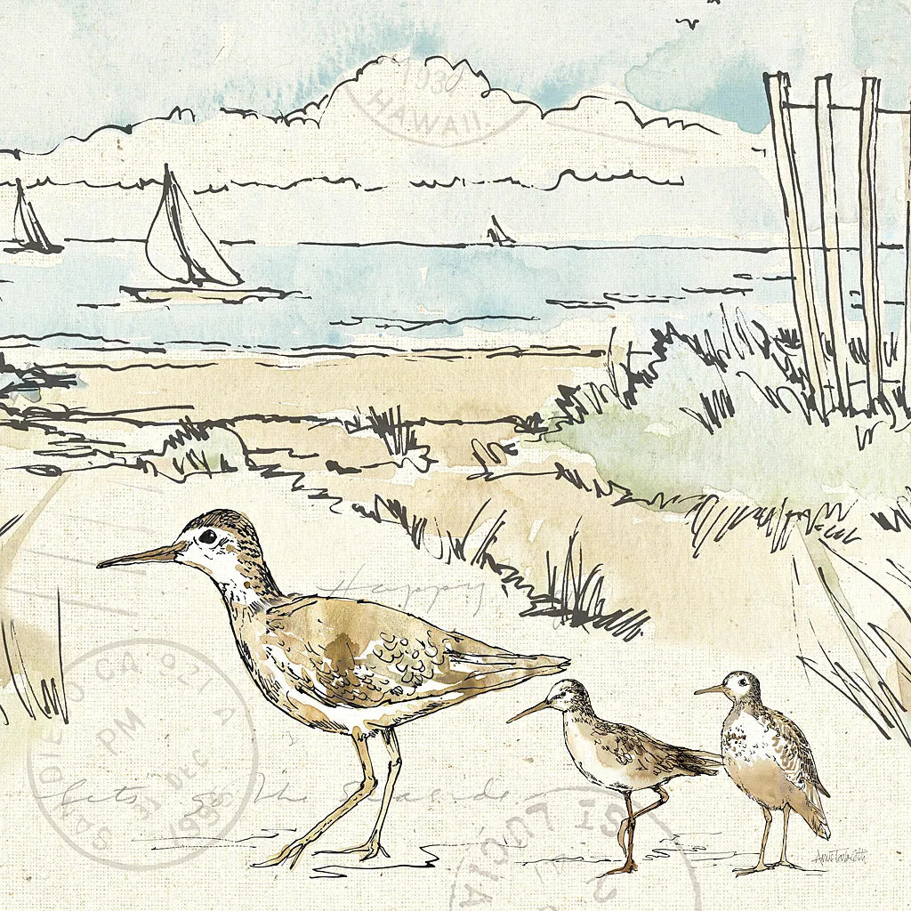 Coastal Breeze XII by Anne Tavoletti. SKU 20667a. Archival Giclee Fine art print for wall decor.