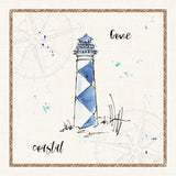 Coastal Buoys IV Coastal by Anne Tavoletti. SKU 46132a. Archival Giclee Fine art print for wall decor.