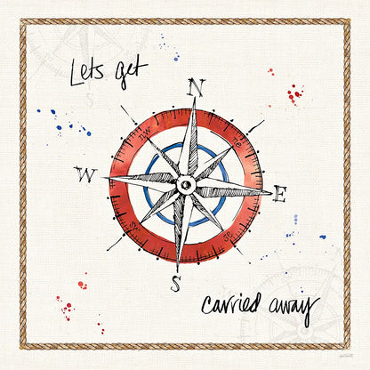 Coastal Buoys V by Anne Tavoletti. SKU 44753a. Archival Giclee Fine art print for wall decor.