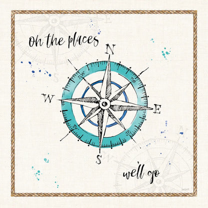 Coastal Buoys V Go by Anne Tavoletti. SKU 46133a. Archival Giclee Fine art print for wall decor.