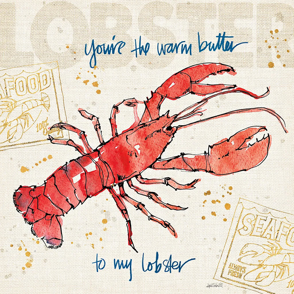 Coastal Catch I by Anne Tavoletti. SKU 29964a. Archival Giclee Fine art print for wall decor.