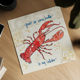 Coastal Catch I by Anne Tavoletti. Shown as a detailed flat fine art print, highlighting archival giclee quality. Available as an archival giclee rolled canvas, fine art paper, or poster print. SKU 29964a.