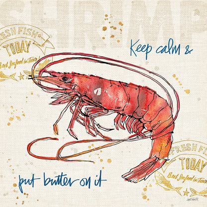 Coastal Catch IV by Anne Tavoletti. SKU 29967a. Archival Giclee Fine art print for wall decor.