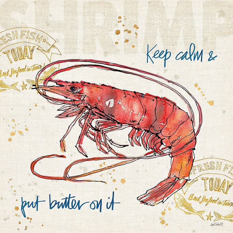 Coastal Catch IV by Anne Tavoletti. SKU 29967a. Archival Giclee Fine art print for wall decor.