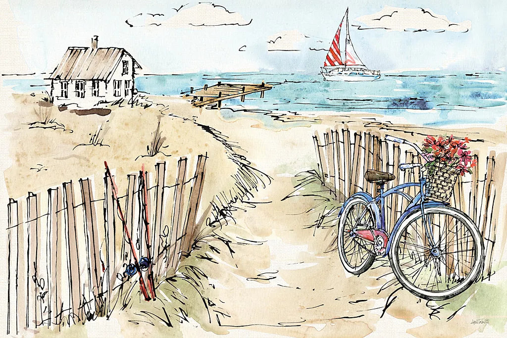 Coastal Catch V by Anne Tavoletti. SKU 29968i. Archival Giclee Fine art print for wall decor.