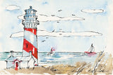 Coastal Life I by Anne Tavoletti. SKU 27012i. Archival Giclee Fine art print for wall decor.