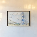 Coastal Life VIII by Anne Tavoletti. shown as a paper print in a black flame. Available as a archival giclee rolled canvas, fine art paper, or poster print. SKU 28345i.