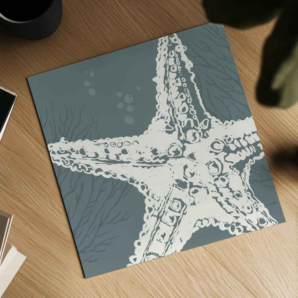 Coastal Seaside Style XIII by Anne Tavoletti. Shown as a detailed flat fine art print, highlighting archival giclee quality. Available as an archival giclee rolled canvas, fine art paper, or poster print. SKU 87166a.