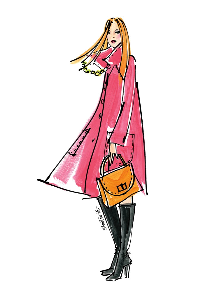 Colorful Fashion III Crop by Anne Tavoletti