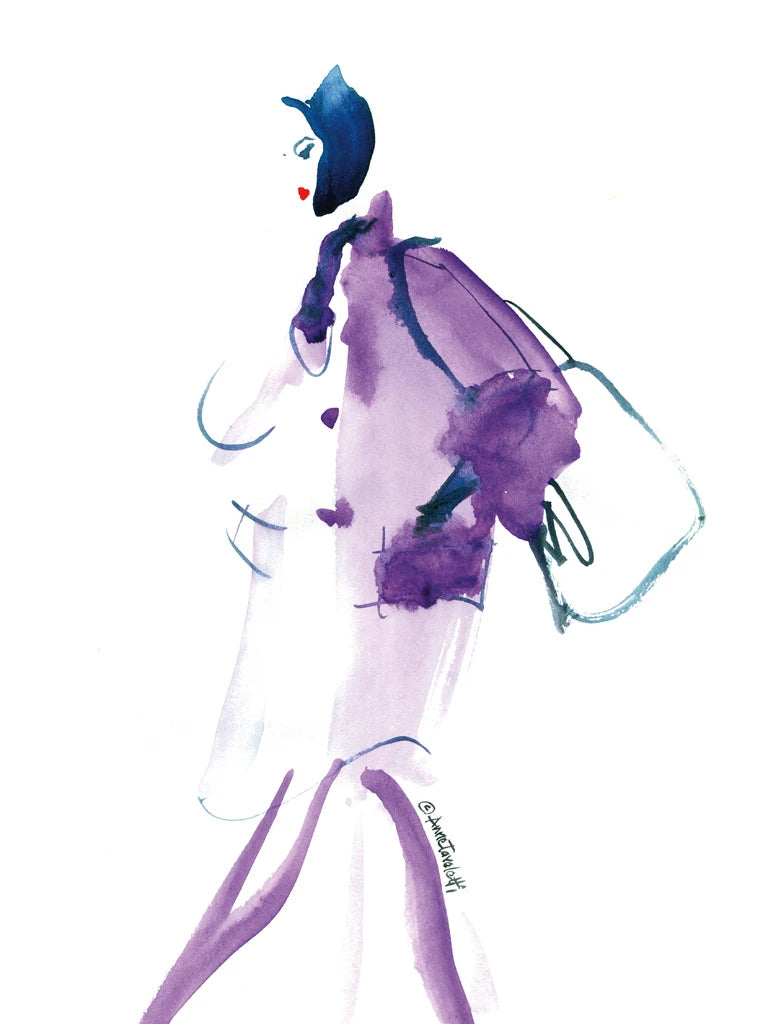 Colorful Fashion IV Crop by Anne Tavoletti