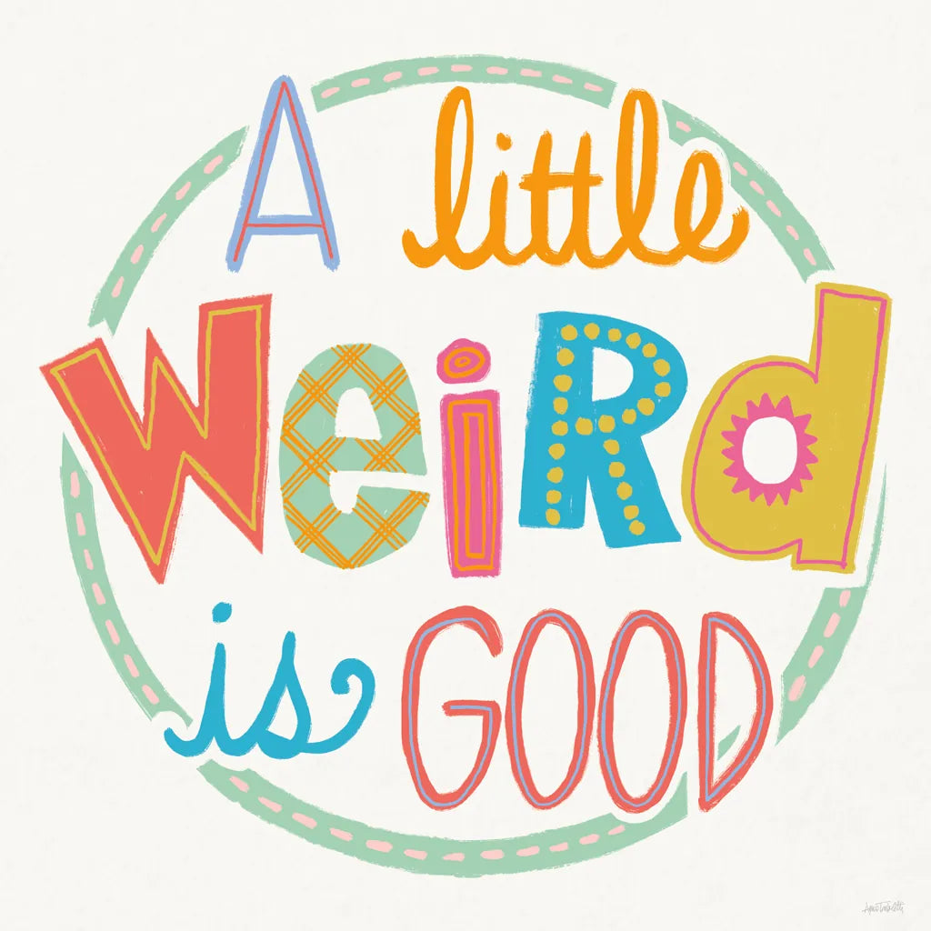 Colorful Sayings I by Anne Tavoletti. SKU 89184a. Archival Giclee Fine art print for wall decor.