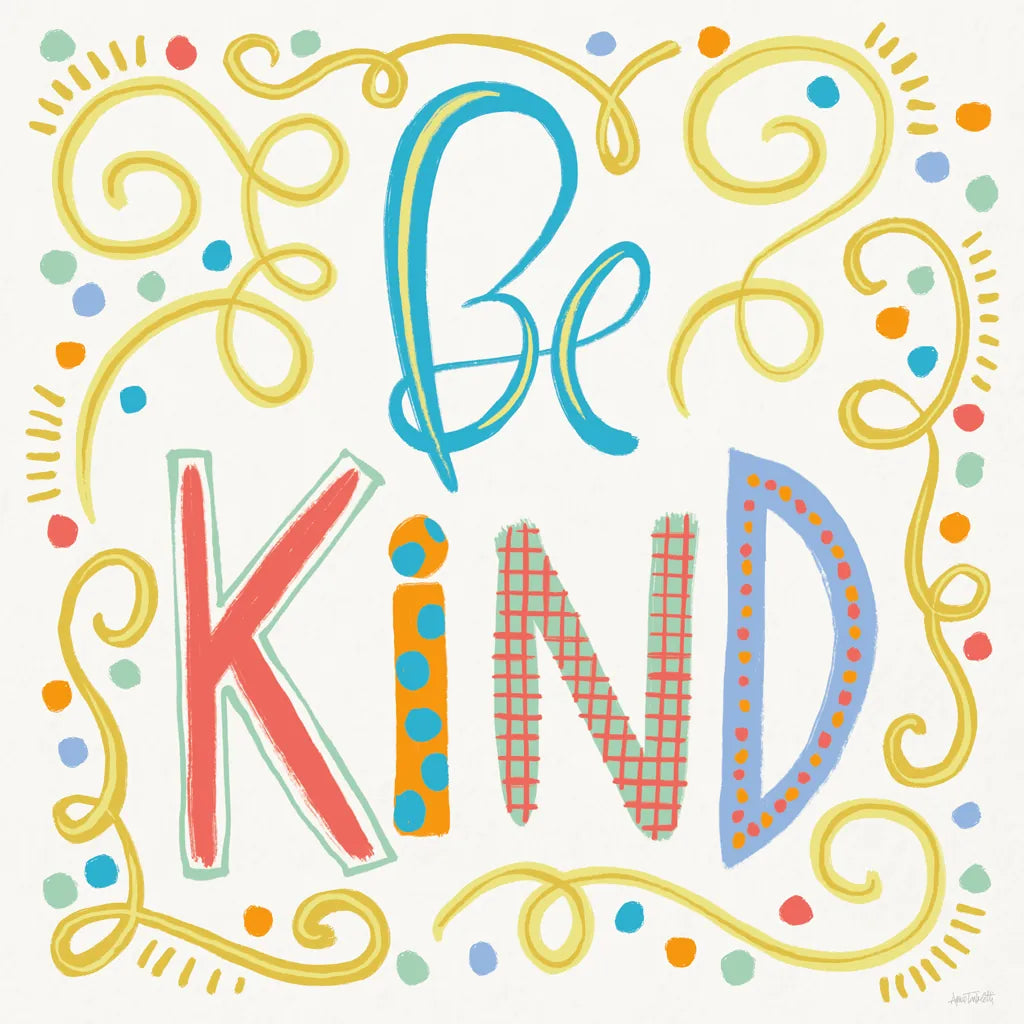 Colorful Sayings II by Anne Tavoletti. SKU 89185a. Archival Giclee Fine art print for wall decor.