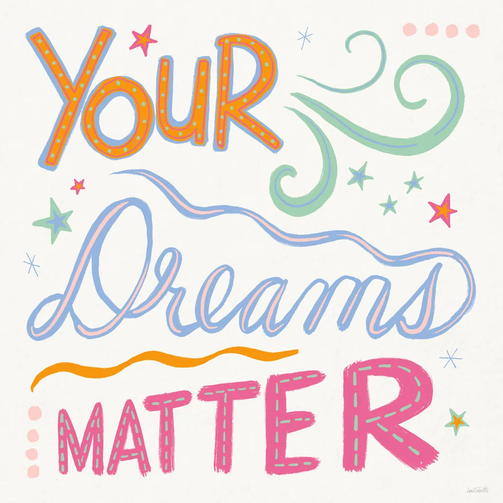 Colorful Sayings III by Anne Tavoletti. SKU 89186a. Archival Giclee Fine art print for wall decor.