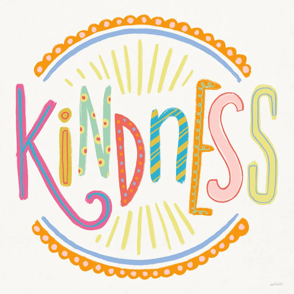 Colorful Sayings IV by Anne Tavoletti. SKU 89187a. Archival Giclee Fine art print for wall decor.