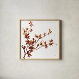Colors of the Fall IX by Anne Tavoletti. Shown in a natural wood glass frame for a timeless modern aesthetic. Available as an archival giclee rolled canvas, fine art paper, or poster print. SKU 68022a.